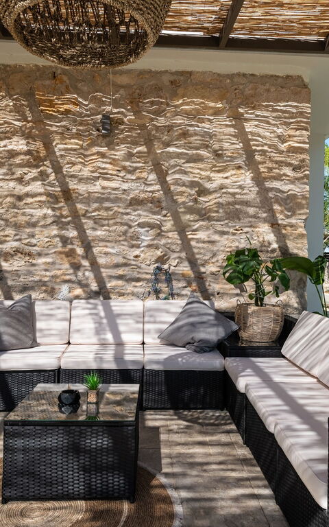 Villa Olympia: Balkong / terrasse / uteplass, Eksteriør, Utendørs