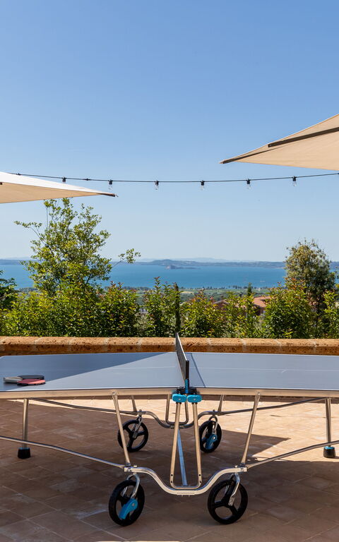Tenuta Poggio Guiano: Balkong / terrasse / uteplass, Eksteriør, Utendørs, Visningar