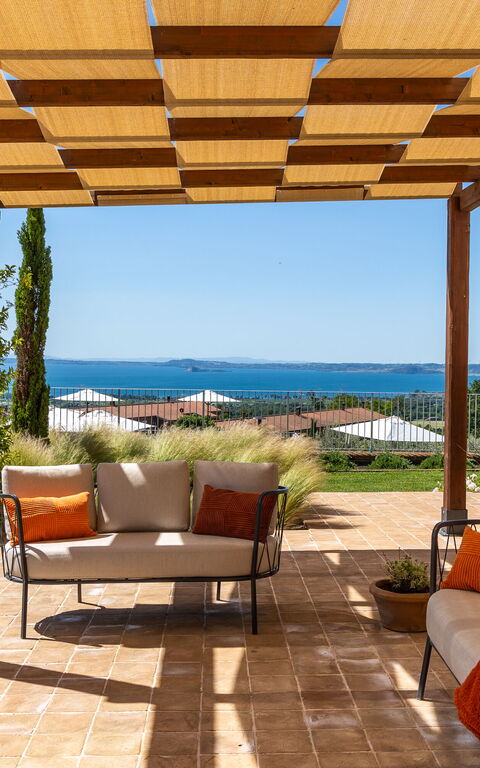 Tenuta Poggio Guiano: Balkong / terrasse / uteplass, Eksteriør, Utendørs