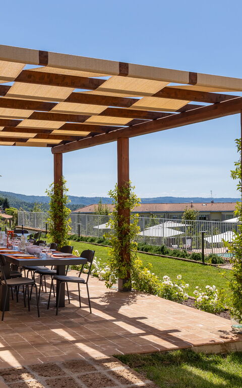 Tenuta Poggio Guiano: Balkong / terrasse / uteplass, Eksteriør, Hage, Utendørs, Visningar