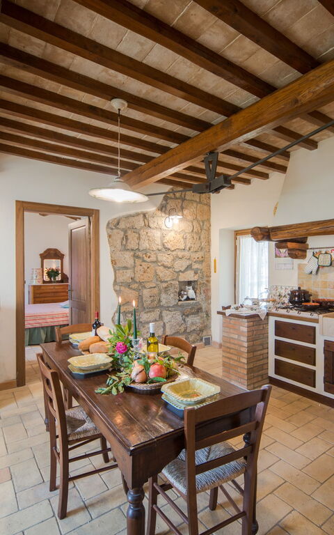 Villa Civita: Kjøkken, Lunsjrom