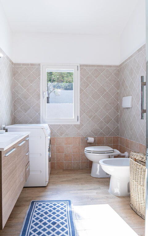 Villa Zephyros: Baderom