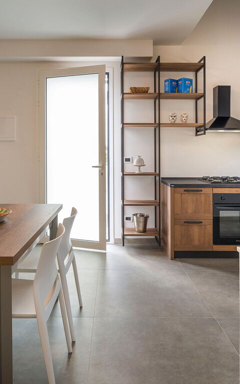 Dimora Bufalefi: Kjøkken, Lunsjrom