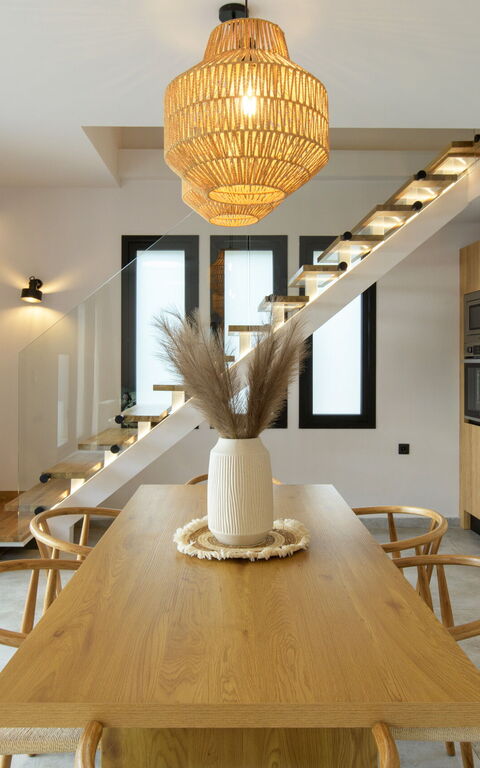 Villa Elais: Kjøkken, Lunsjrom