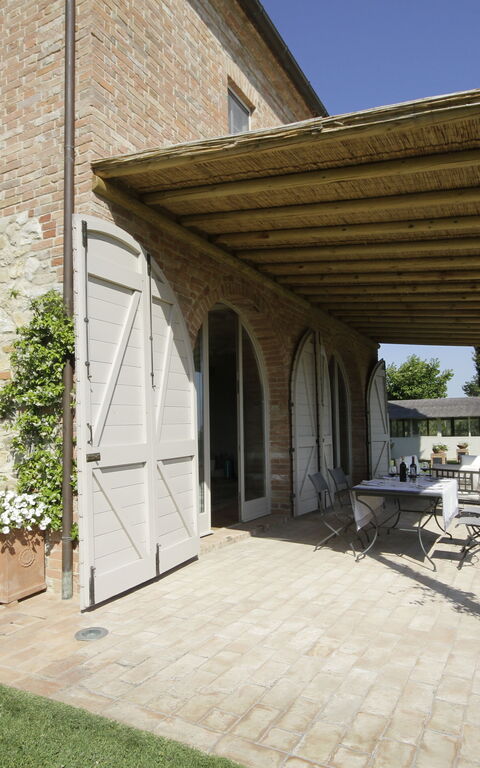 Villa Icario: Balkong / terrasse / uteplass, Eksteriør, Hage, Utendørs