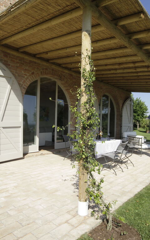 Villa Icario: Balkong / terrasse / uteplass, Eksteriør, Hage, Utendørs