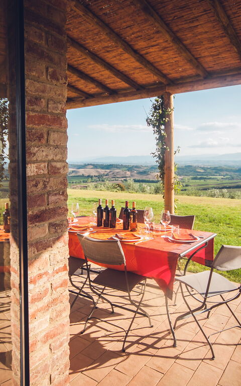 Villa Icario: Balkong / terrasse / uteplass, Hage, Visningar