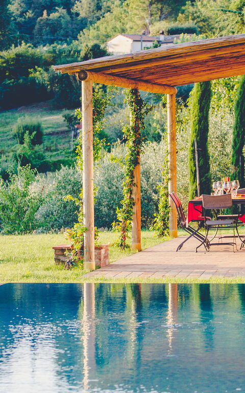 Villa Icario: Balkong / terrasse / uteplass, basseng