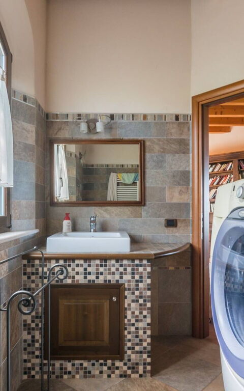 Villa Belvedere San Bartolo: Baderom