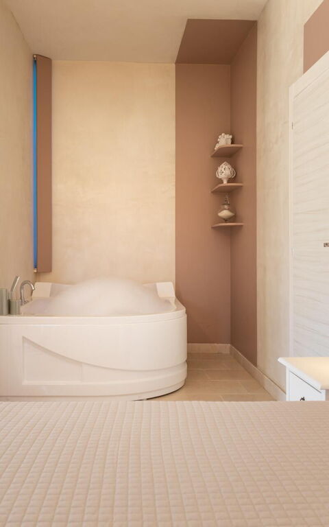 Villa Calanthia: soverom