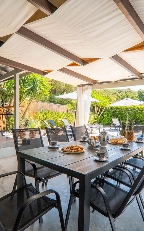 Casa del Miele: Balkong / terrasse / uteplass, basseng, Eksteriør, Utendørs