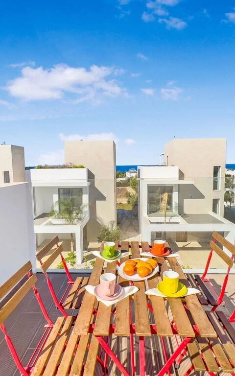 Azure Seaview- Garnet Villa: Balkong / terrasse / uteplass, Eksteriør, Utendørs