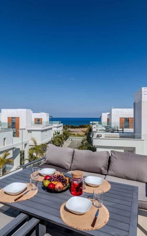 By the Beach - Aura Villa: Balkong / terrasse / uteplass, Eksteriør, Utendørs