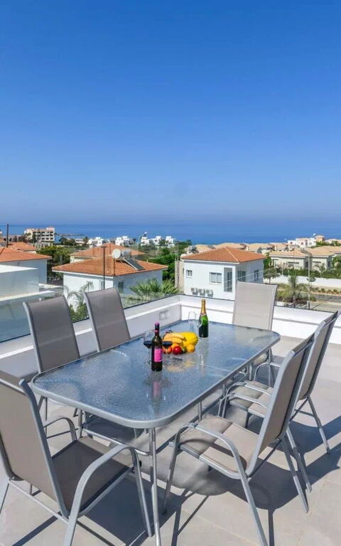 Mylos Lifestyle Seaview Villa #15: Balkong / terrasse / uteplass