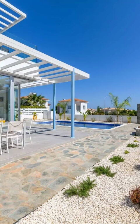 Mylos Lifestyle Seaview Villa #15: Balkong / terrasse / uteplass