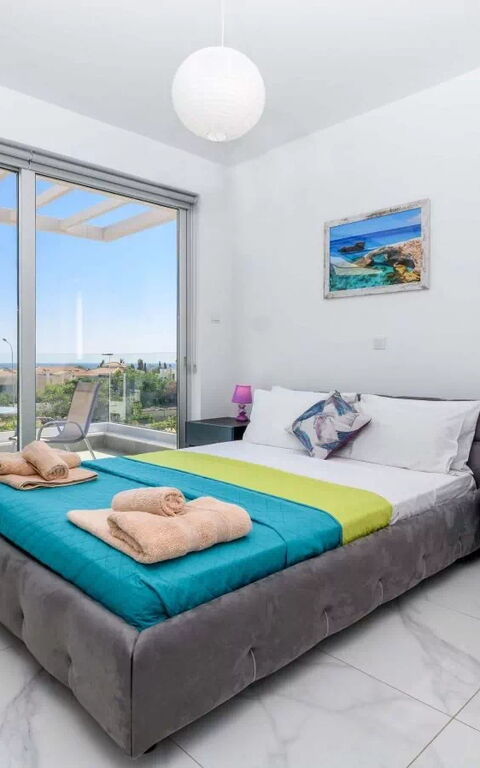 Mylos Lifestyle Seaview Villa #15: soverom