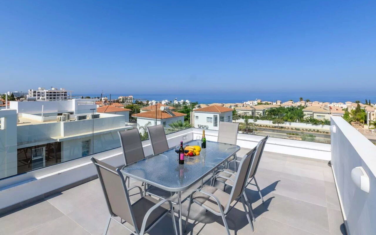 Mylos Lifestyle Seaview Villa #15: Balkong / terrasse / uteplass
