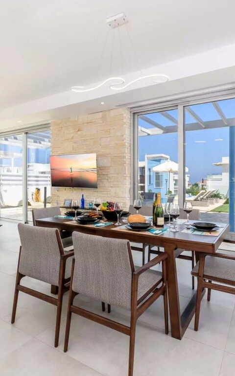 Mylos Lifestyle Seaview Villa #21: Lunsjrom, Stue