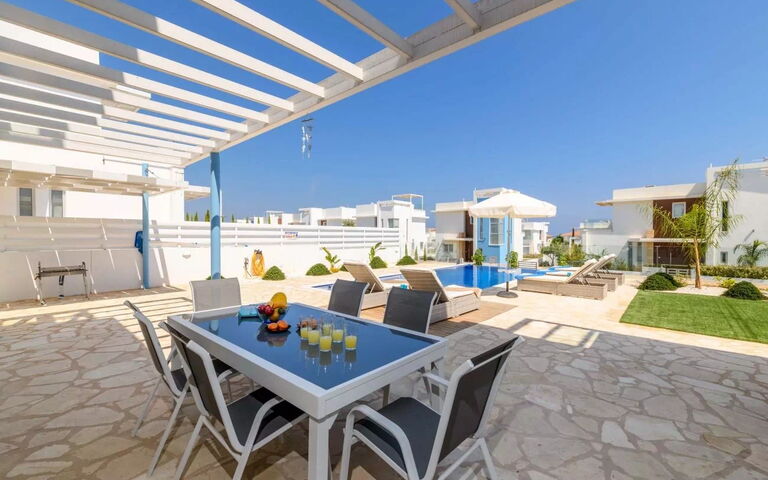 Mylos Lifestyle Seaview Villa #21: Balkong / terrasse / uteplass, basseng, Eksteriør, Utendørs