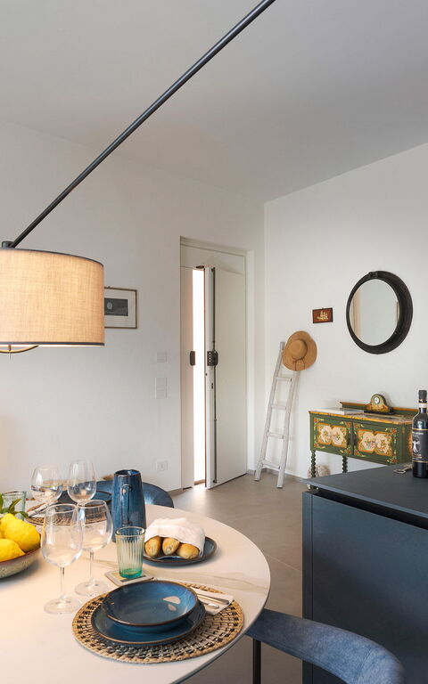 La Prua Apartament: Kjøkken, Lunsjrom, Stue