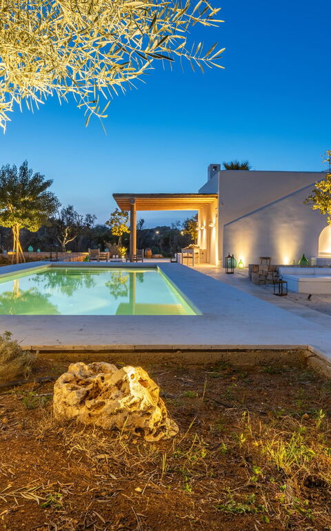 Villa Panacea: basseng, Hage