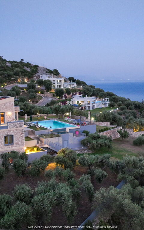 Villa Kastraki: Visningar