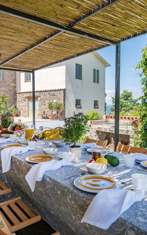 Villa a Casa di Giovanni: Balkong / terrasse / uteplass, Eksteriør, Utendørs