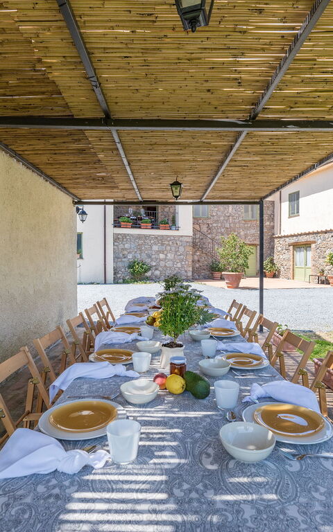 Villa a Casa di Giovanni: Balkong / terrasse / uteplass, Eksteriør, Utendørs