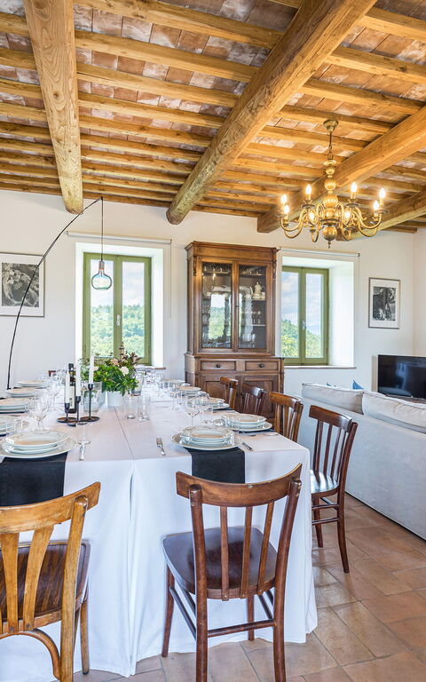 Villa a Casa di Giovanni: Lunsjrom, Stue