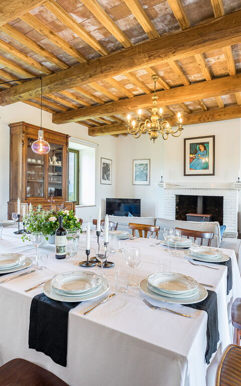 Villa a Casa di Giovanni: Lunsjrom, Stue