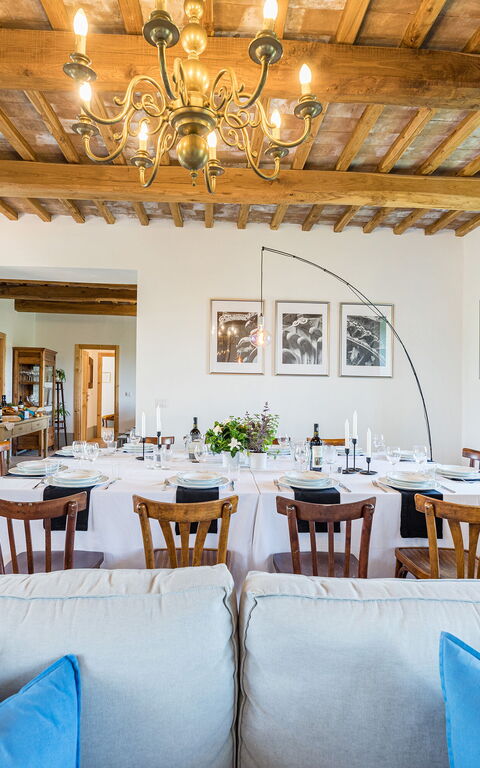 Villa a Casa di Giovanni: Lunsjrom, Stue