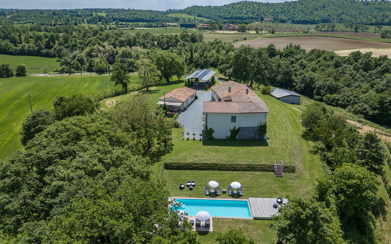 Villa a Casa di Giovanni: basseng, Visningar